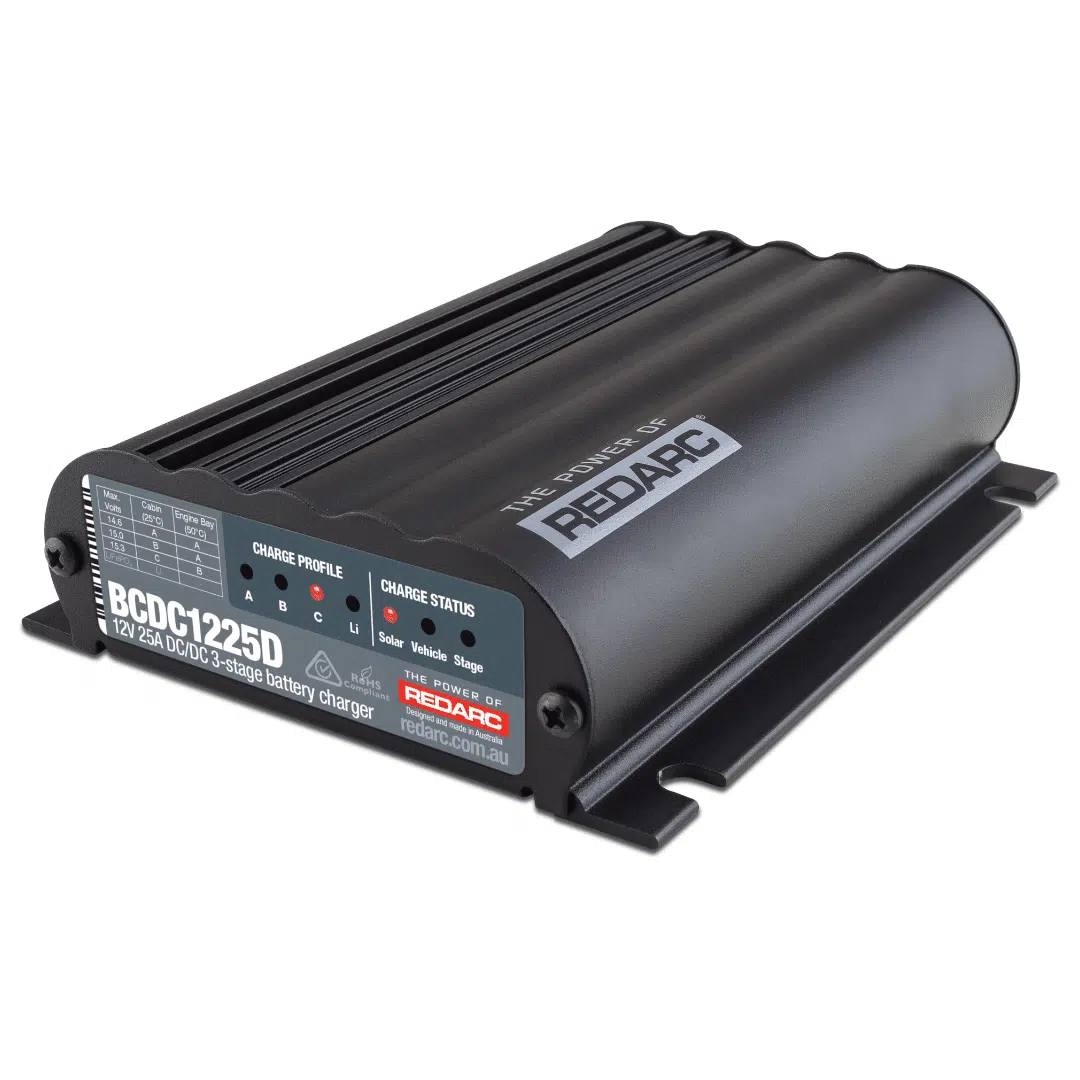 REDARC BCDC1225D Dual Input 25A In-Vehicle DC-DC Battery Charger